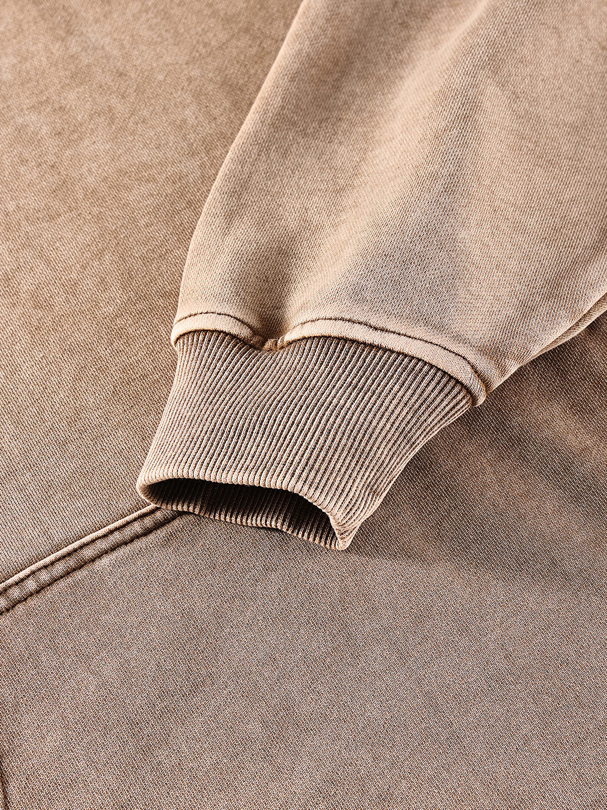 #5 Snow Washed Loose Cotton Hoodie