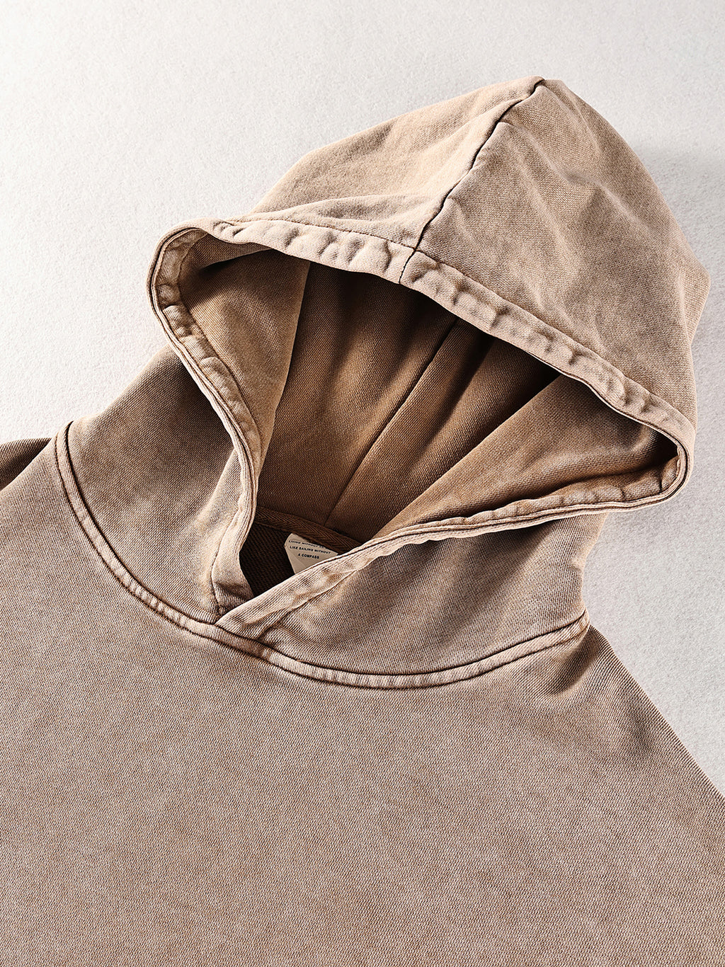 #5 Snow Washed Loose Cotton Hoodie