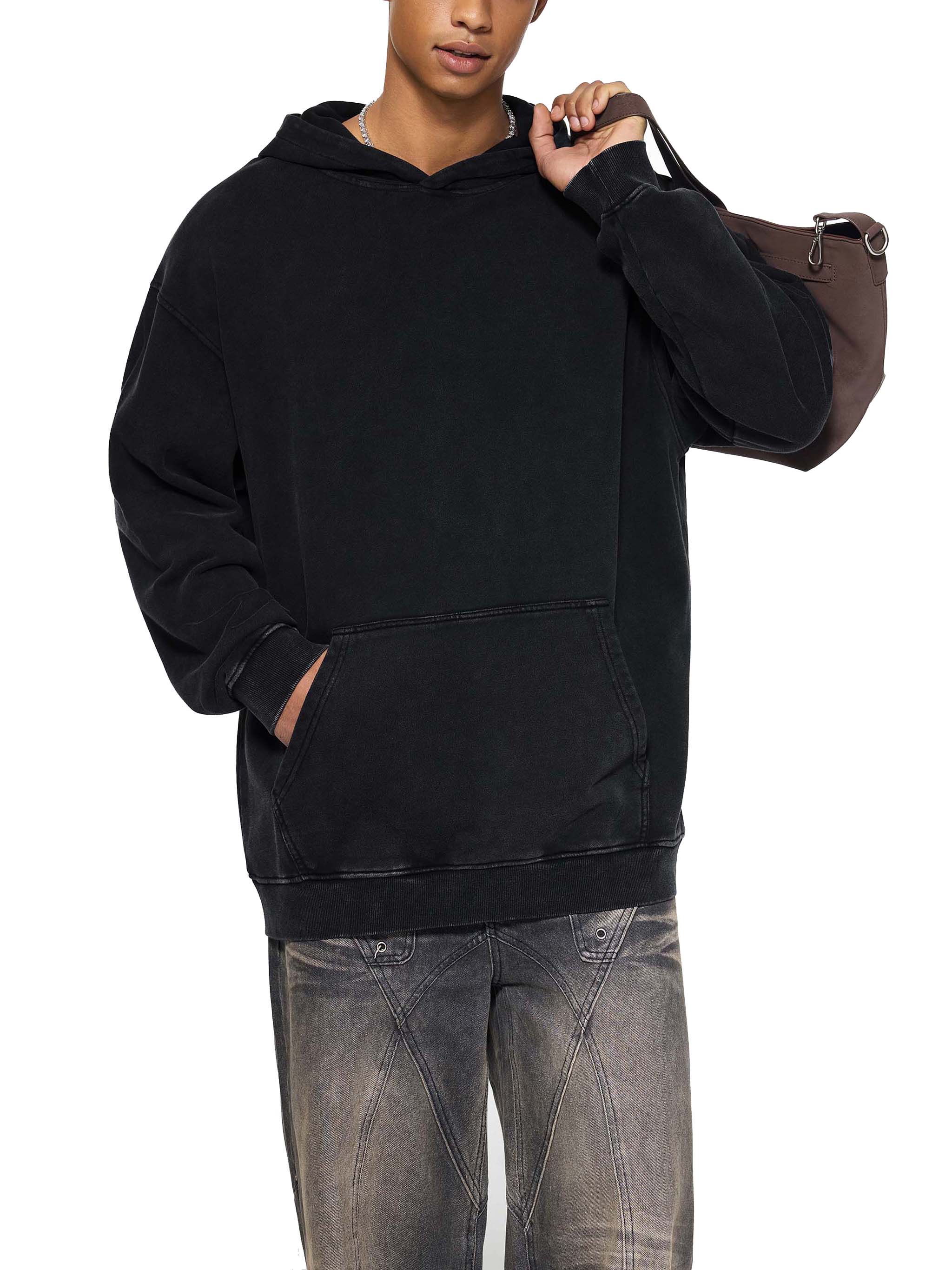 #5 Snow Washed Loose Cotton Hoodie