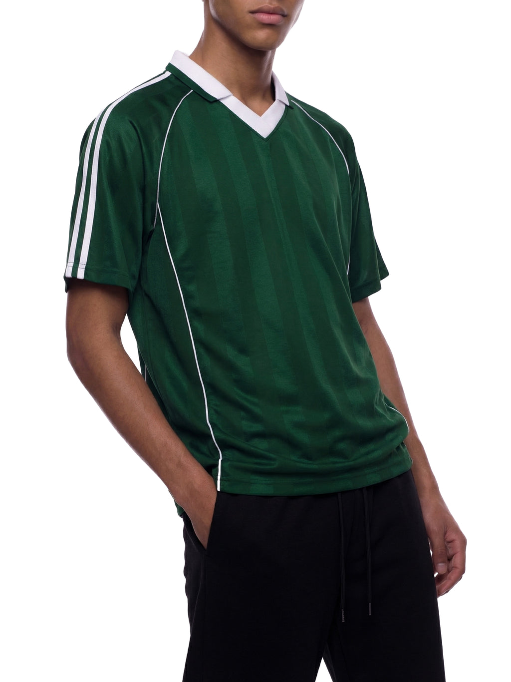 KINGDOM STANDARD FREEDOM Shadow Stripe Collared Soccer Jersey