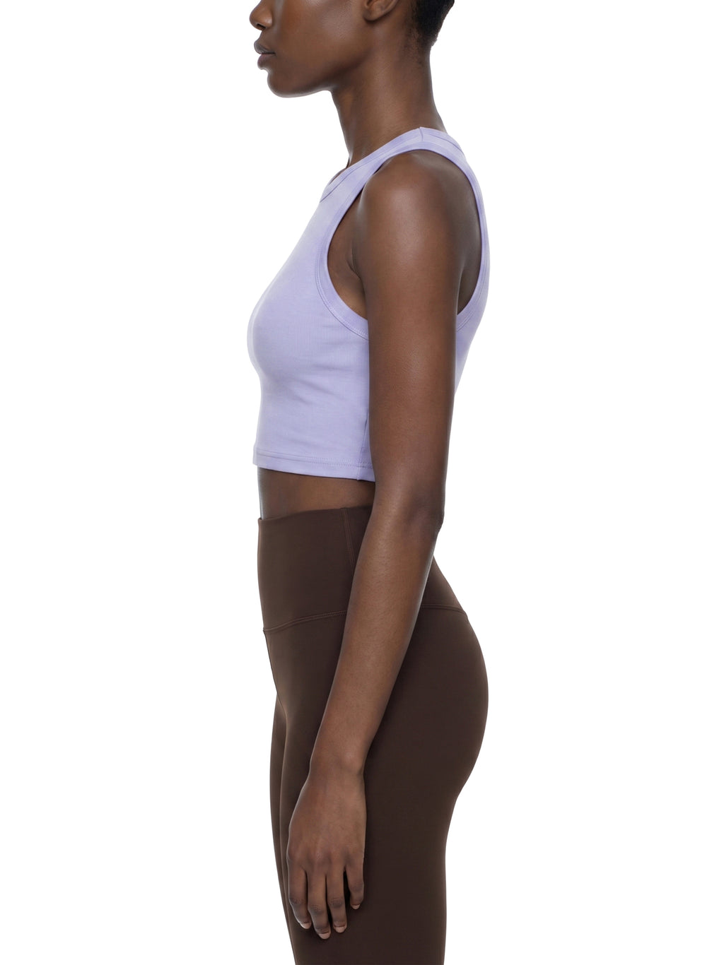 PEAK STANDARD Women's Tight Crewneck Crop Tank Top