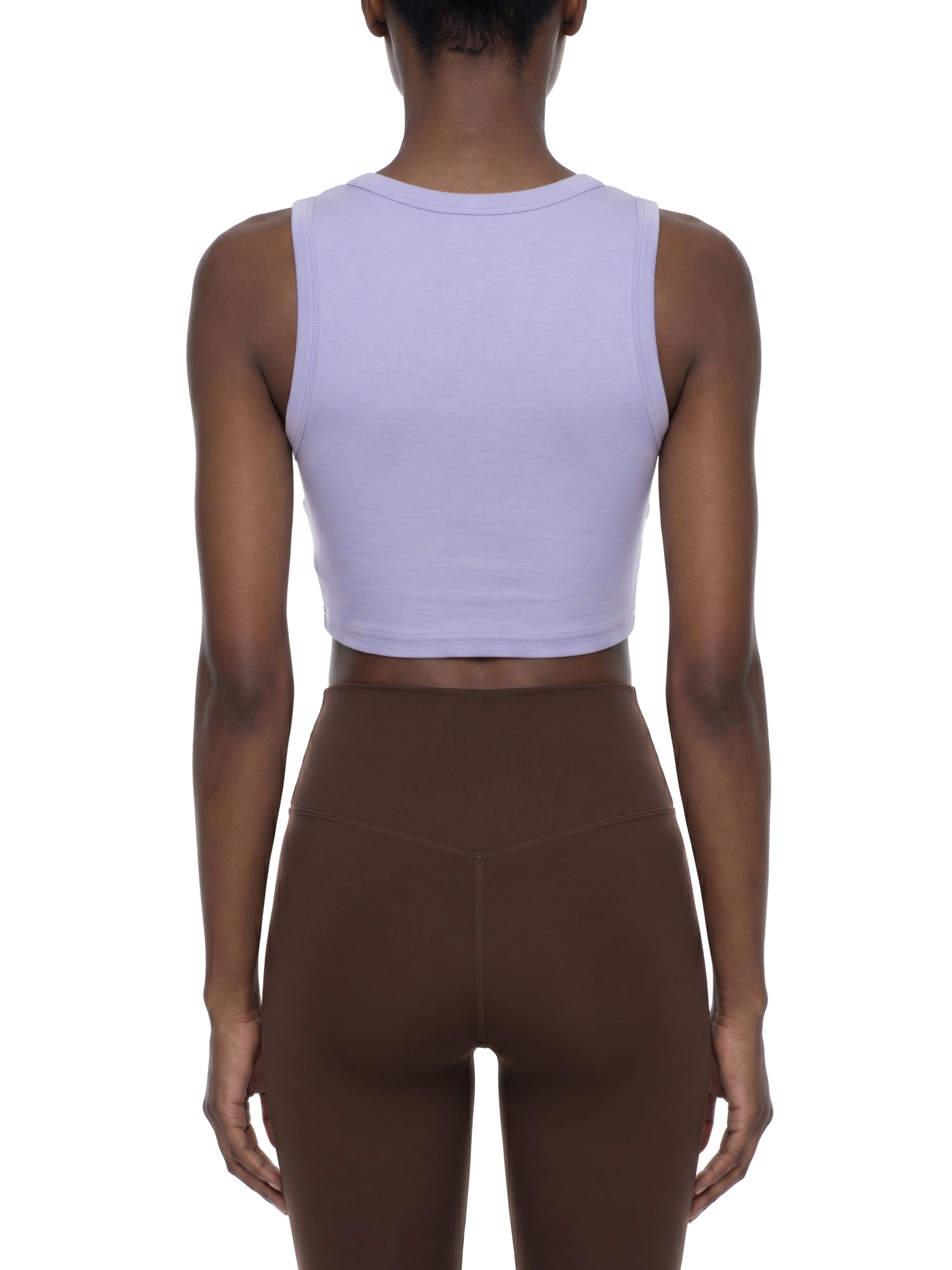 PEAK STANDARD BUTTERFLY Women's Tight Crewneck Crop Tank Top