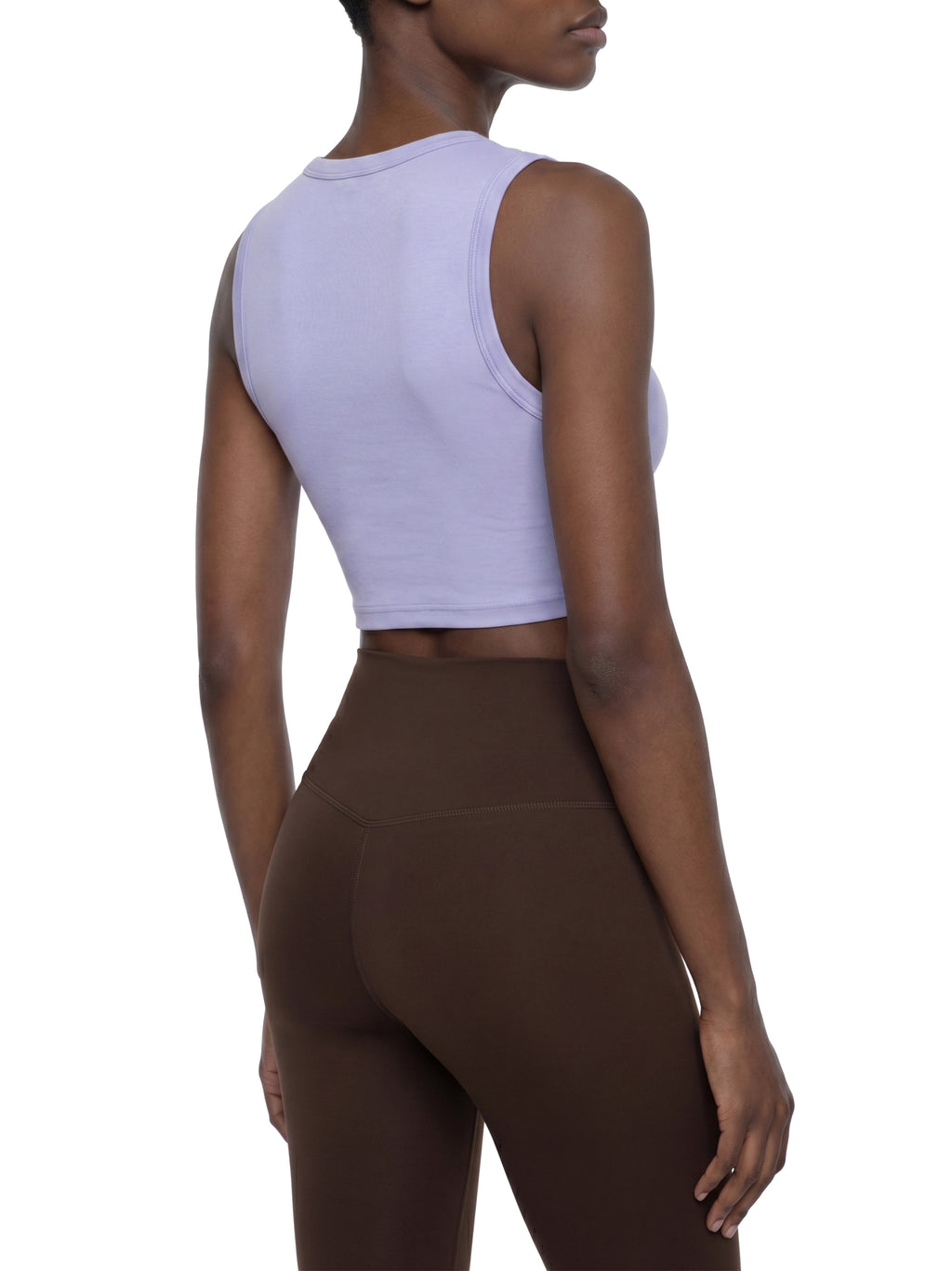 PEAK STANDARD Women's Tight Crewneck Crop Tank Top