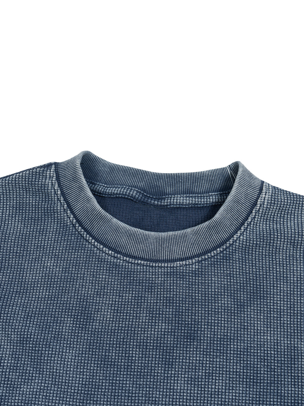 #8 Textured Waffle Washed Boxy T-Shirt