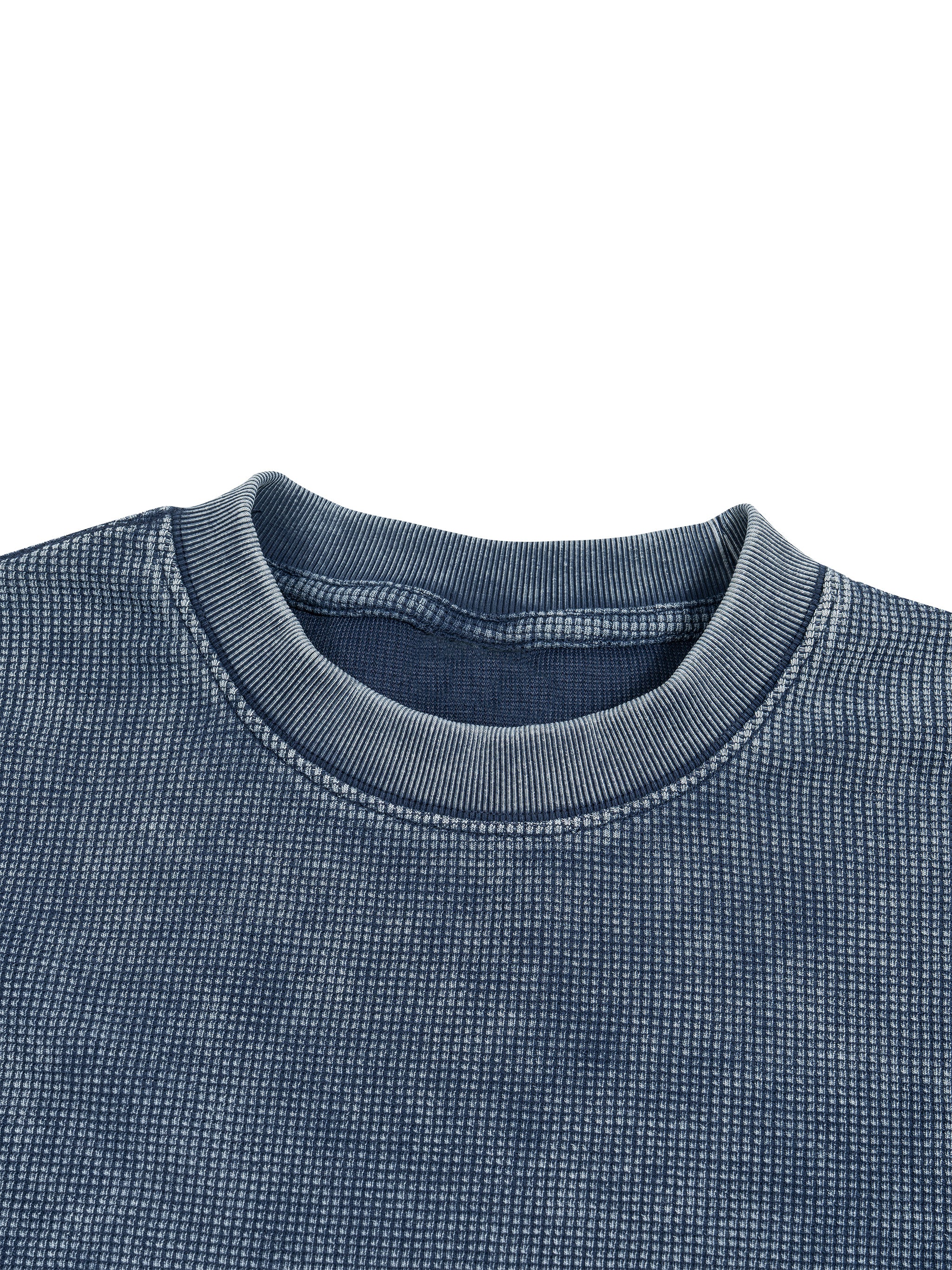 #8 Textured Waffle Washed Boxy T-Shirt
