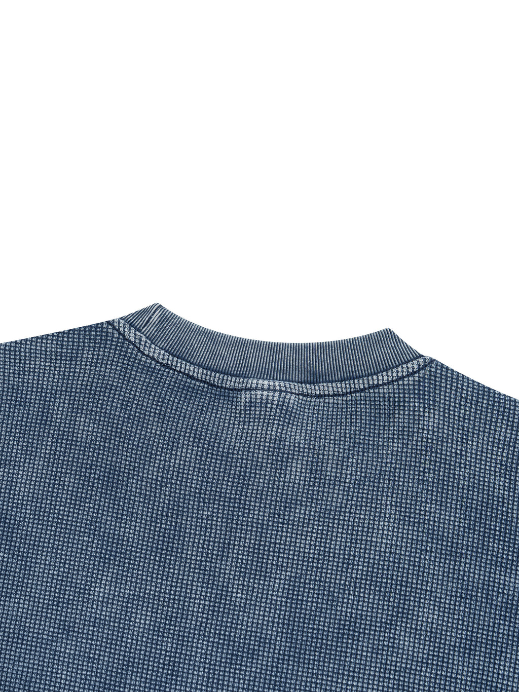 #8 Textured Waffle Washed Boxy T-Shirt