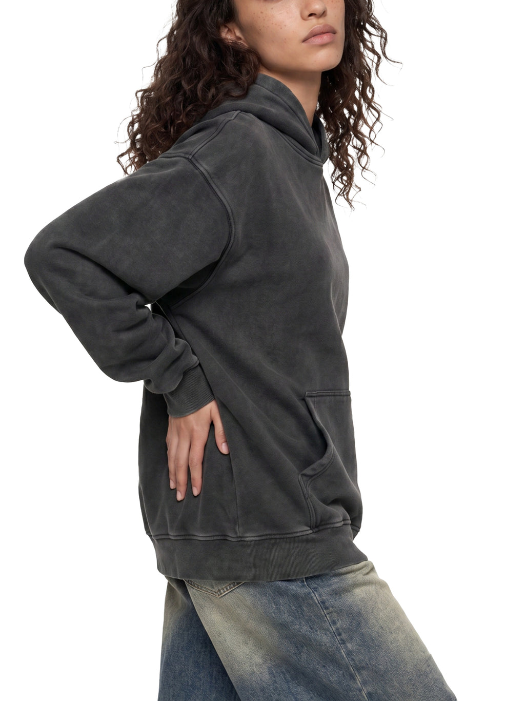 NARROW ROAD Unisex Fleece Oversize Hoodie