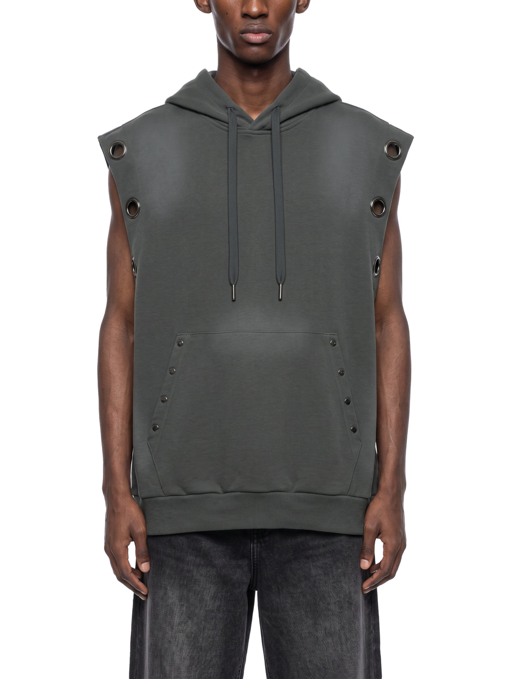 KINGDOM STANDARD Unisex Vintage Wash Sun Fade Sleeveless Hoodie