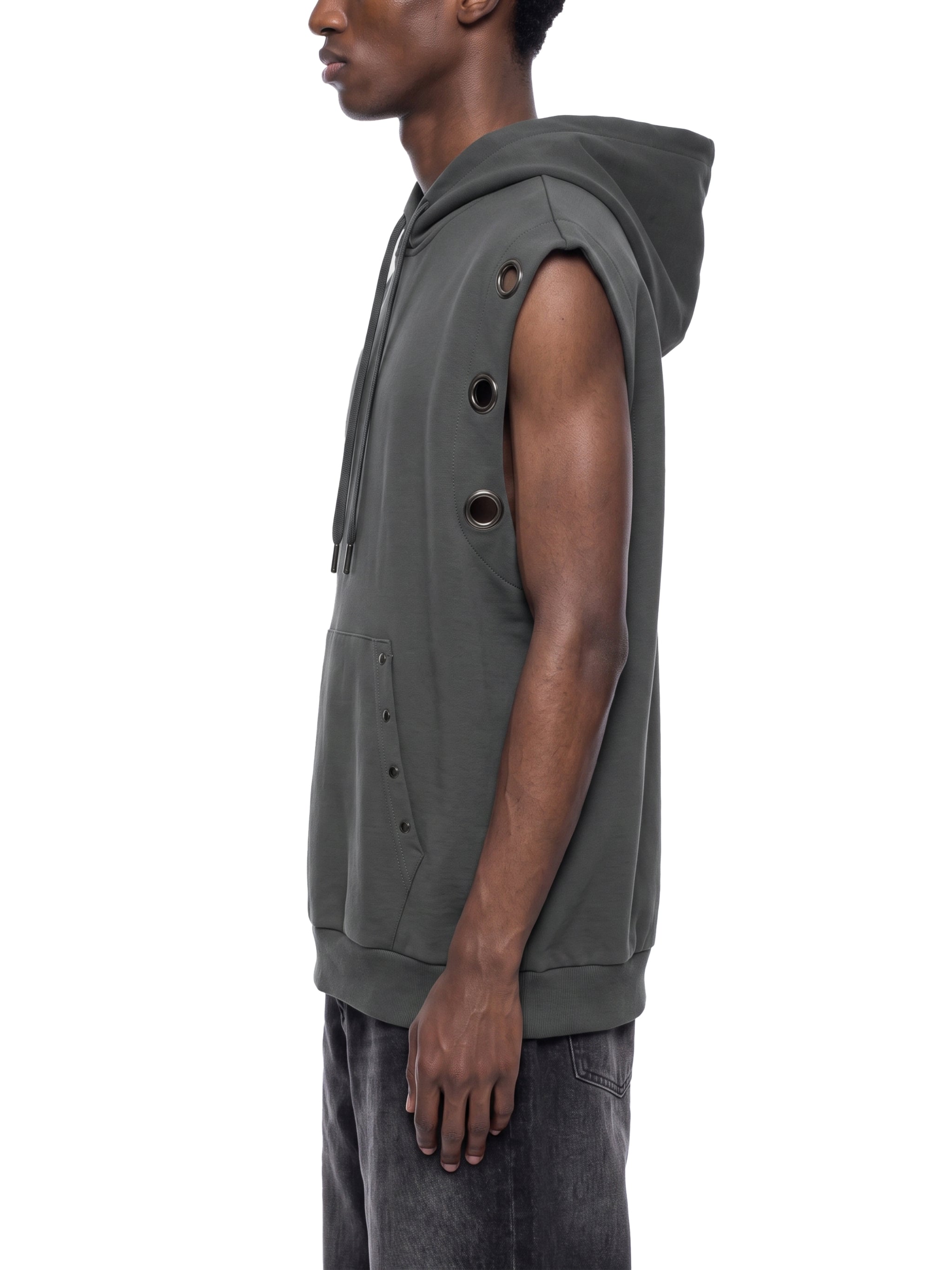 KINGDOM STANDARD Unisex Vintage Wash Sun Fade Sleeveless Hoodie
