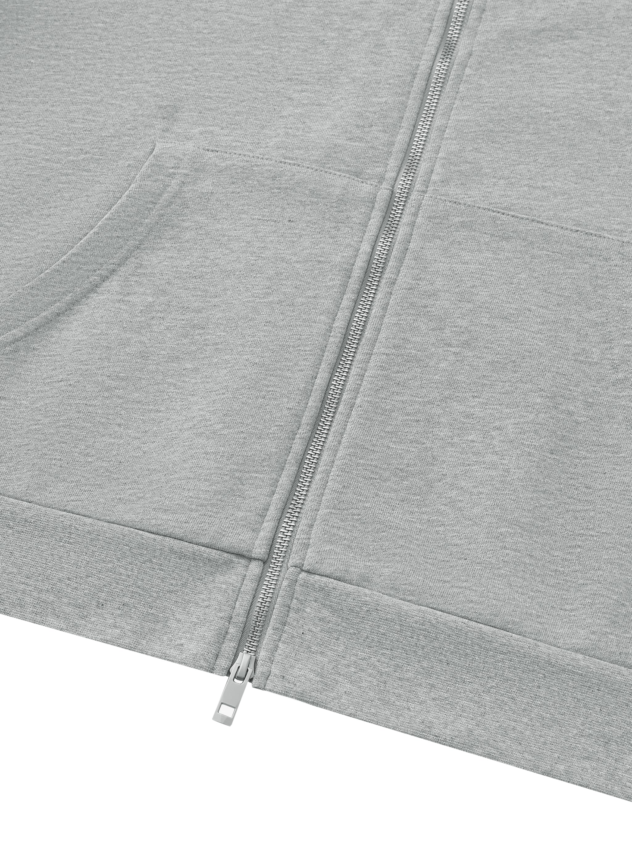 KINGDOM STANDARD Unisex Drop Shoulder Full Zip Hoodie