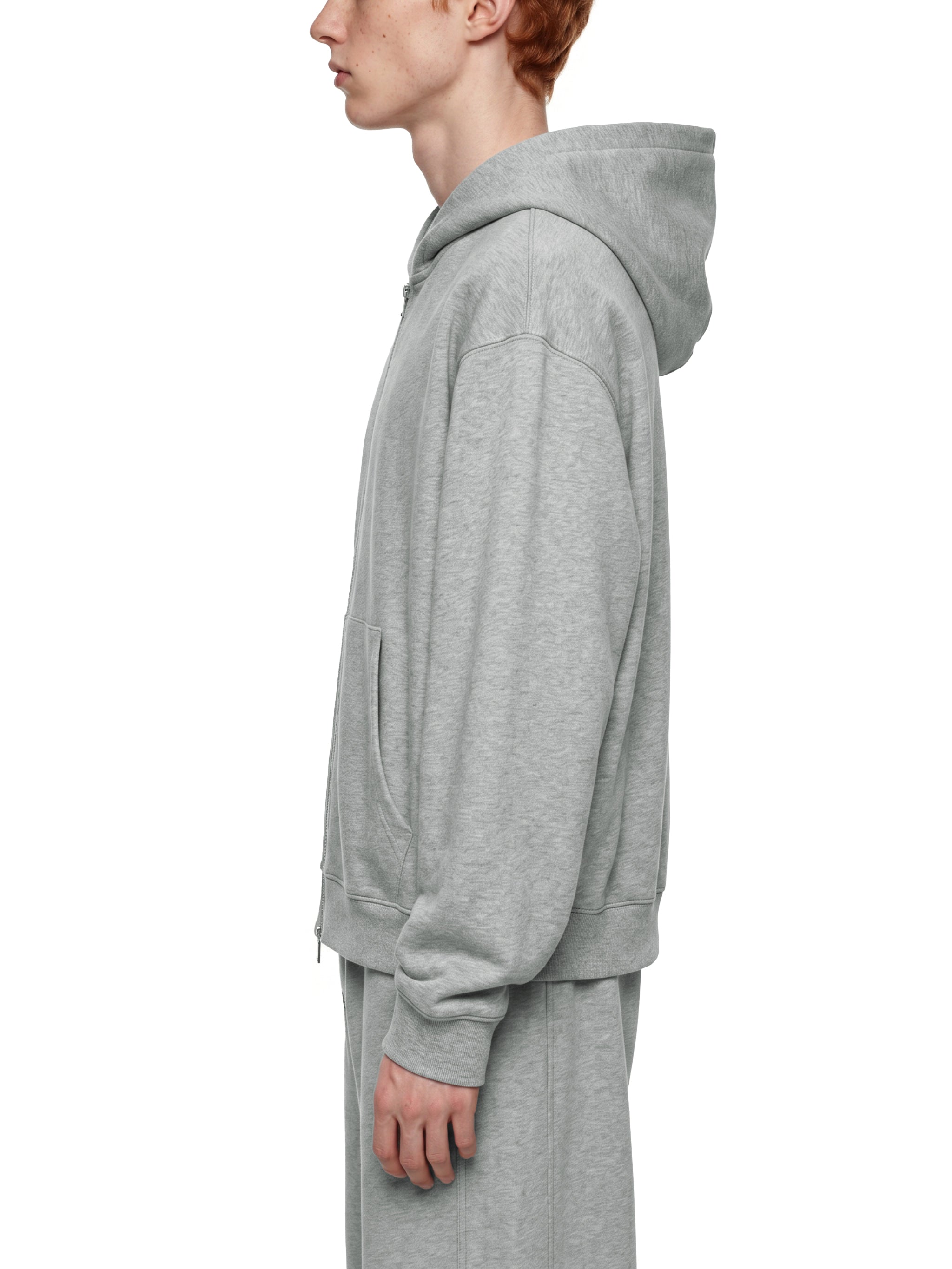 KINGDOM STANDARD Unisex Drop Shoulder Full Zip Hoodie