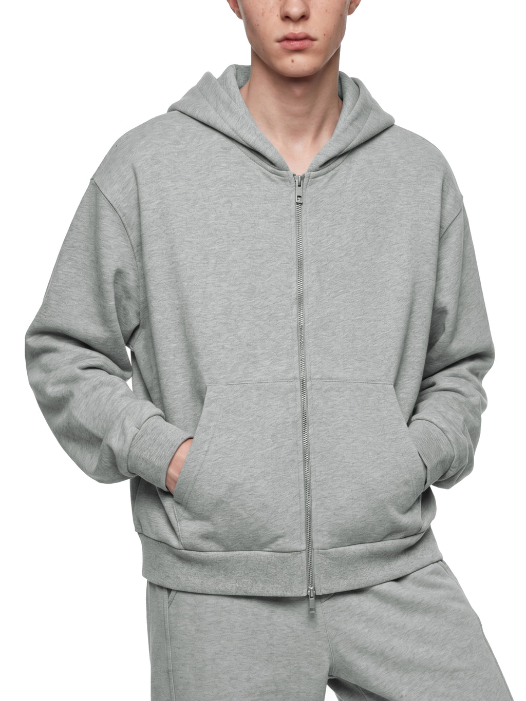 KINGDOM STANDARD Unisex Drop Shoulder Full Zip Hoodie