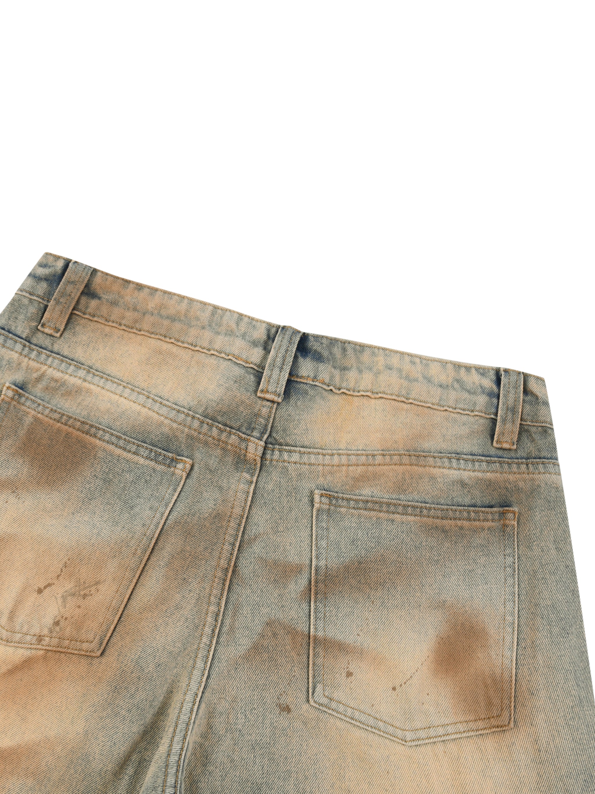 KINGDOM STANDARD Men’s Vintage Wash Barrel Leg Jeans