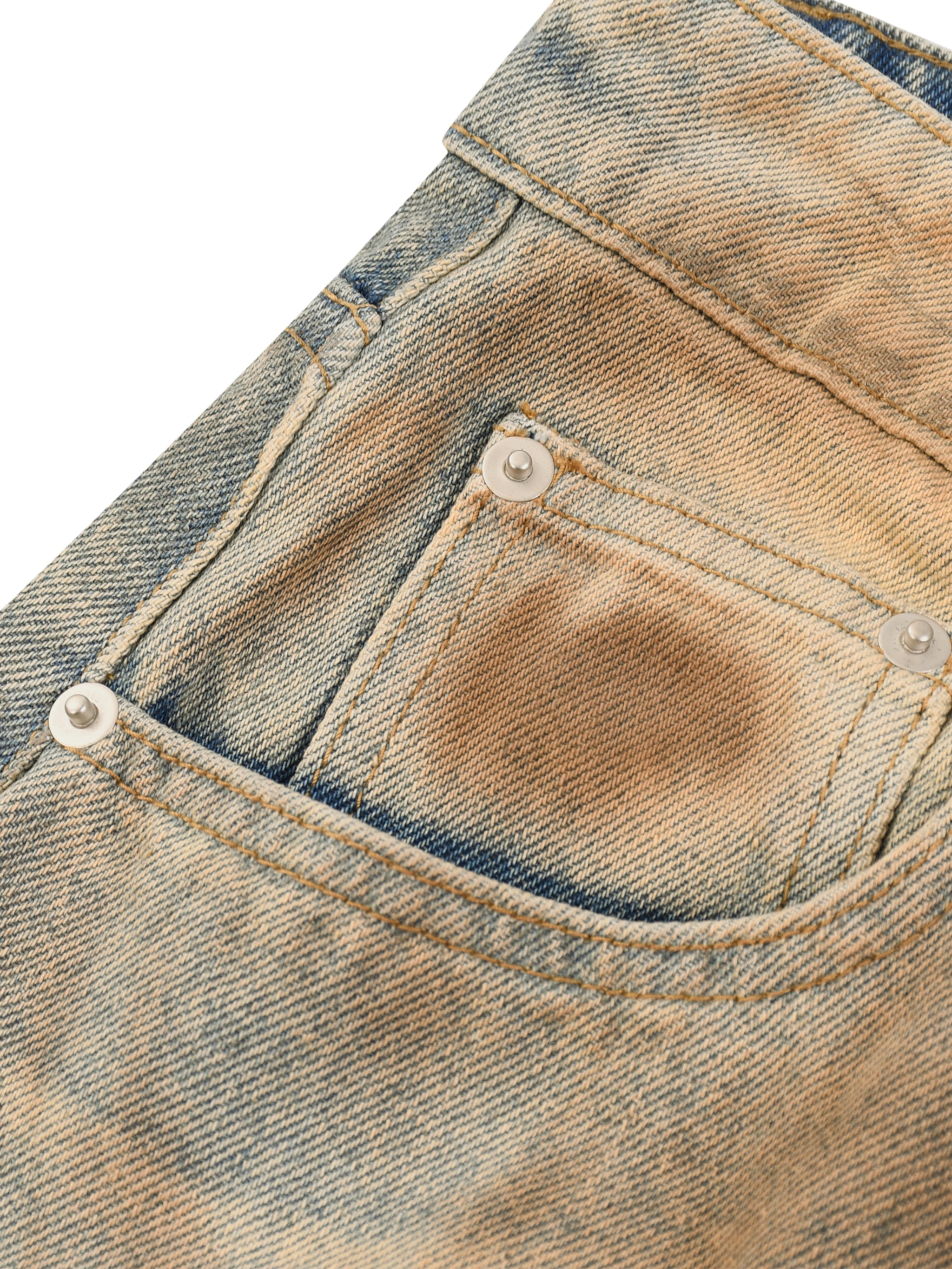 KINGDOM STANDARD Men’s Vintage Wash Barrel Leg Jeans