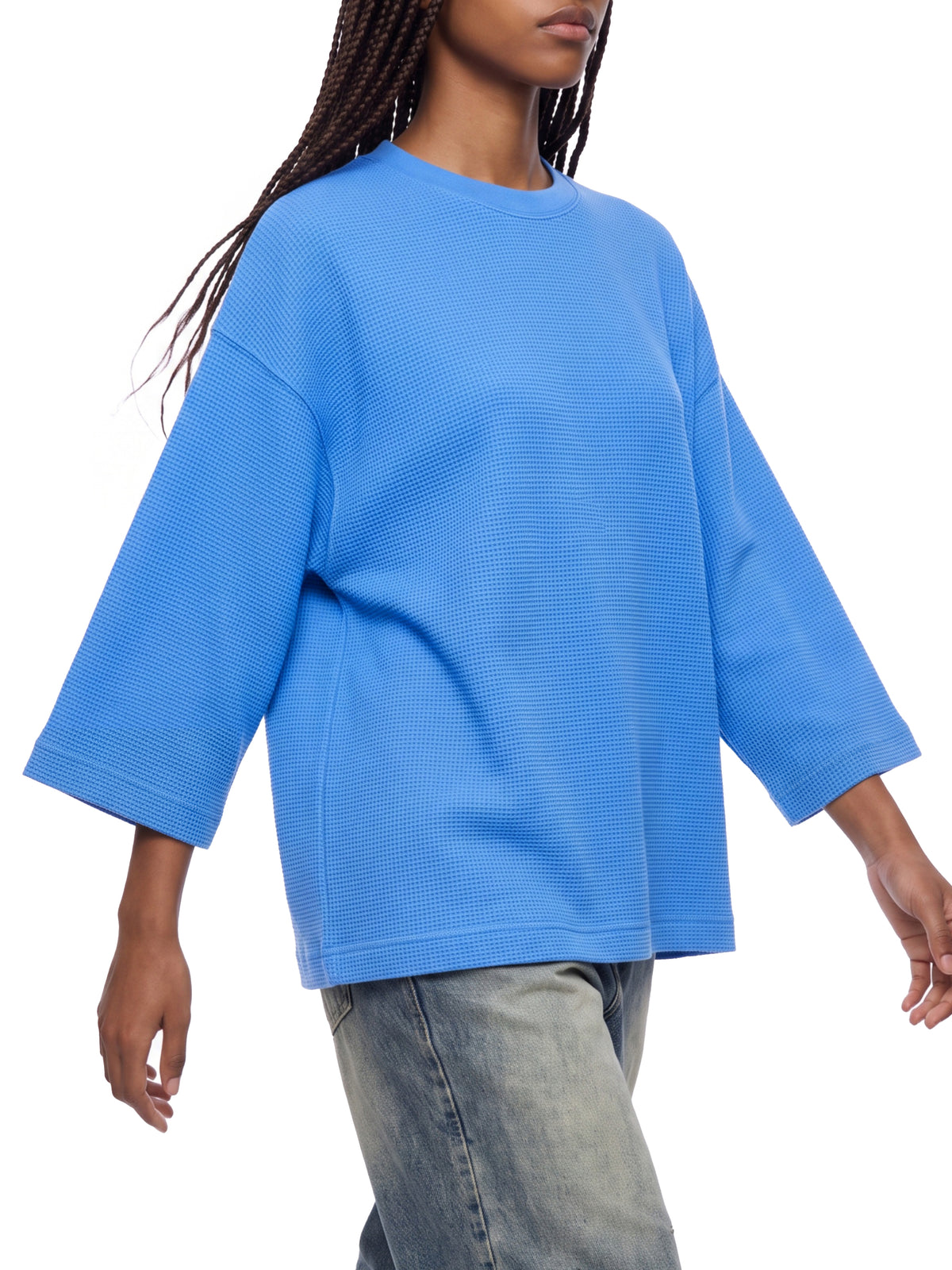 KINGDOM STANDARD UNBOUND Unisex Waffle Boxy T-Shirt #1