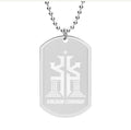 KINGDOM STANDARD Engraved Dog Tag+ Chain